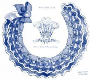 No. 63. ROUND COLLAR,
No. 64. PRINCE OF WALES'S PLUME.  