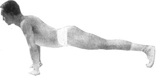 ARM AND BODY WORK. THIS PLACES A HANDICAP ON A HEAVY
MAN.