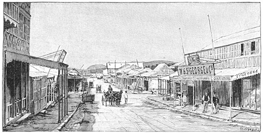 Gezicht in Noum&eacute;a.
