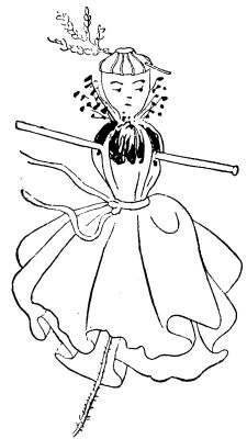  FIG. 1.&mdash;Doll made of a Wild Poppy.