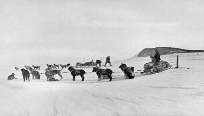 The Dog Party Leaves Hut Point&mdash;November 1, 1912