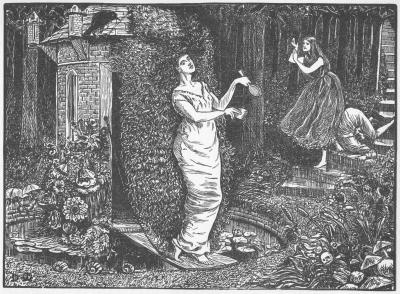Illustration for "A Legend of Camelot"&mdash;Part III.
Punch, March 17, 1866.
