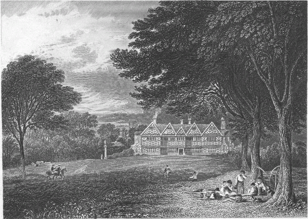 INCE HALL, NEAR WIGAN.

Drawn by G. Pickering. Engraved by Edw^d Finden.