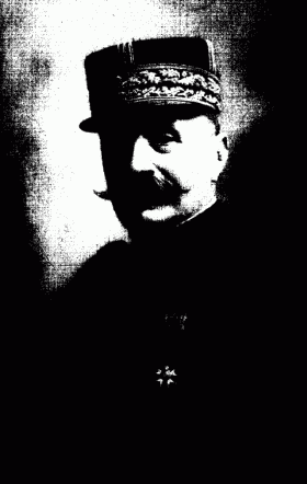 GENERAL FOCH&mdash;The Brilliant Strategist Who Commands the French Armies of the North&mdash; (Photo from P.S. Rogers.)