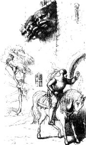 [Illustration:
               Jack alarmeth his Three-headed Uncle]