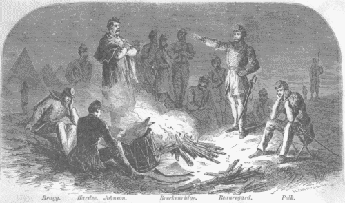 COUNCIL OF WAR BEFORE THE BATTLE OF PITTSBURG
LANDING. (Page 145.)