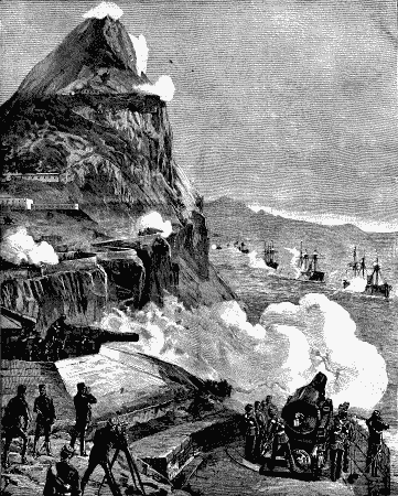 THE DEFENSE OF GIBRALTAR&mdash;EXPERIMENTAL NAVAL AND MILITARY OPERATIONS.