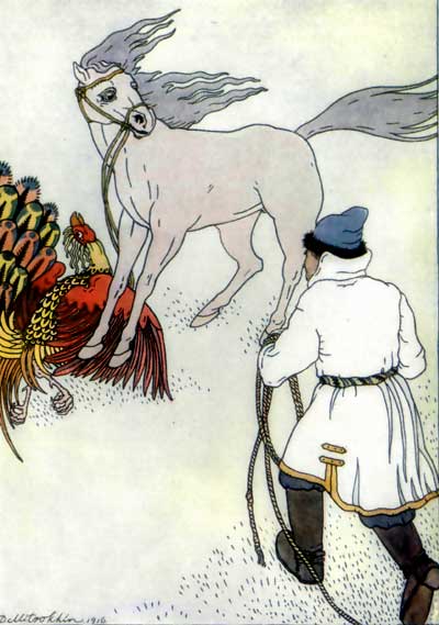 He stepped on one of its fiery wings and pressed it to
the ground.