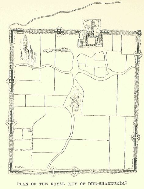 398.jpg Plan of the Royal City Of Dur-sharruk�n 