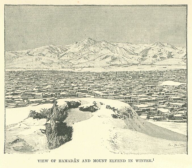 088.jpg View of Hamad�n and Mount Elvend in Winter 