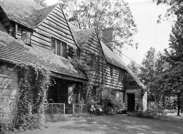 ENTIRELY NEW, BUT WITH ALL THE CHARM OF AN OLD HOUSE

Robertson Ward, architect. Photo by Samuel H. Gottscho