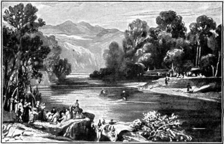 THE FORD OF JORDAN

"John also was baptizing in &AElig;non near to
Salim, because there was much water
there." John 3:23.