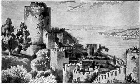 FORTIFICATIONS ON THE
BOSPORUS

The strategic waterway involved in the Eastern Question.