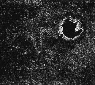 Fig. 6.&mdash;Ordinary Sun-spot, June 22, 1885.