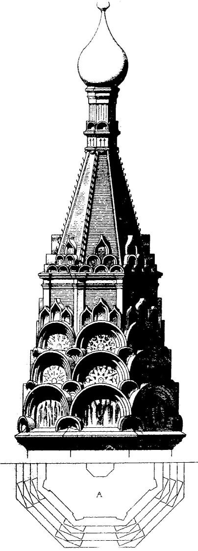&Eacute;GLISE DE VASSILI BLAJENNO&Iuml; A MOSCOU