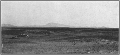 Fig. 42.: Bone-Cabin Draw on Little Medicine River
north of Medicine Bow, Wyoming.