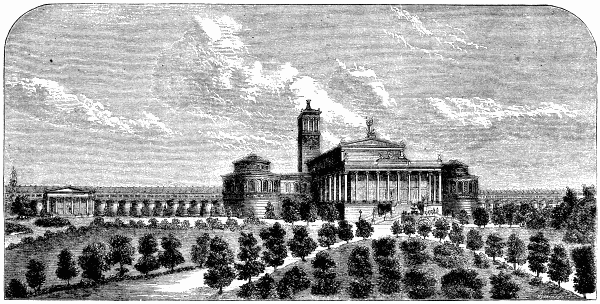 Fig. 1.&mdash;DESIGN FOR A CREMATION TEMPLE