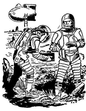 "Remember," Astro cautioned, "set the fuse for two
hours."