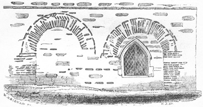 Anglo-Saxon Arches, Bricksworth Church, Northamptonshire
 (7th. cent.)
