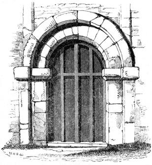 Anglo-Saxon Doorway, St. Peter's Church,
Barton-upon-Humber.
