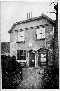 THE BORROW HOUSE, NORWICH

The house is situated in Borrow's Court, formerly King's Court, Willow
Lane, St. Giles's, Norwich, and here Borrow lived at intervals from 1816
to his marriage in 1839. His mother lived here for thirty-three years
until 1849; his father died here, and is buried in the neighbouring
churchyard of St. Giles's.