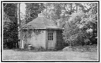 THE SUMMER HOUSE OULTON, AS IT IS TO DAY

Which when compared with Miss MacOubrey's sketch shows that it has been
reroofed and probably rebuilt altogether.