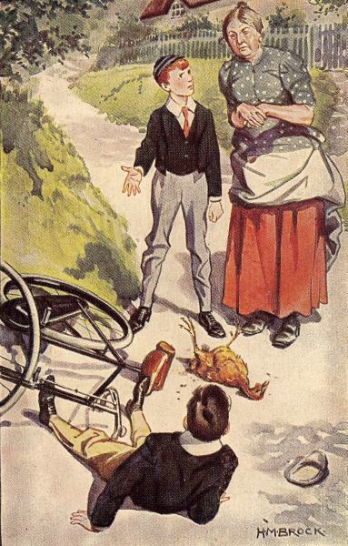 "IT'S A VERY GOOD THING, MADAM, FOR YOU ... THAT MY
FRIEND HERE IS NOT DEAD!"  See page 40