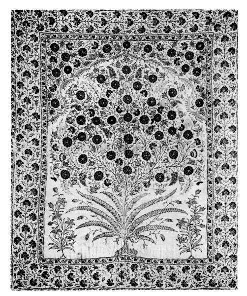 Plate XI.&mdash;An example of Persian Embroidery.