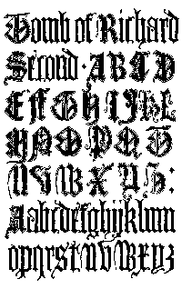 179. ENGLISH GOTHIC LETTERS. 15th CENTURY. F.&nbsp;C.&nbsp;B.