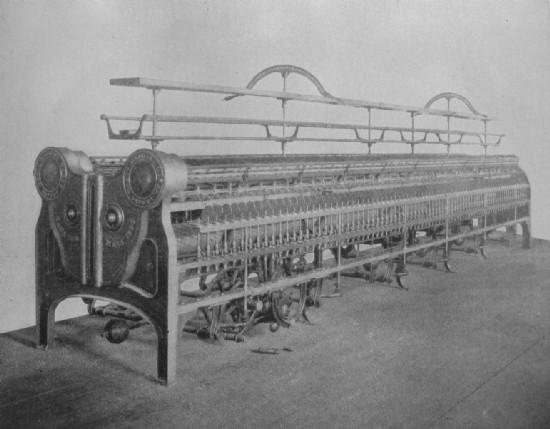 MODERN RING SPINNING FRAME FOR COTTON. SIXTY-EIGHT
SPINDLES