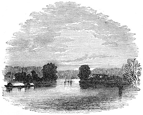 Entr&eacute;e du lac de Bay par le Pasig.