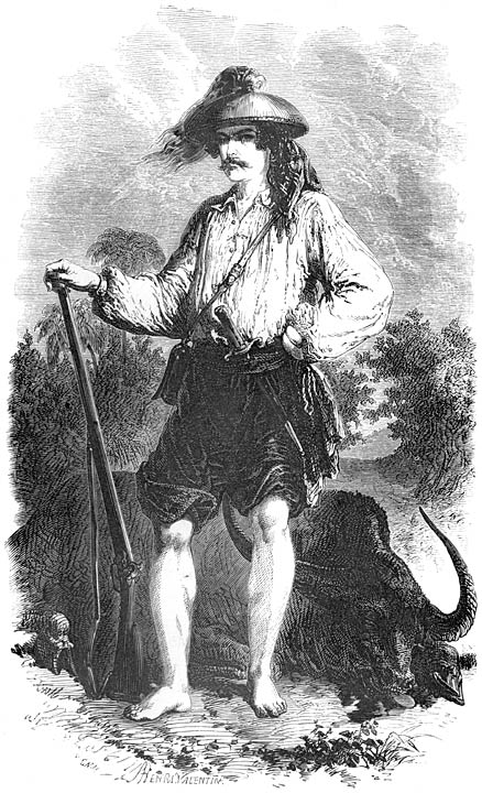 P. de la Gironi&egrave;re.—Costume de chasse. Page 108.