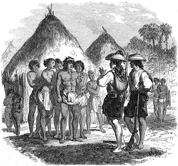 Habitation des Igorrot&egrave;s.
