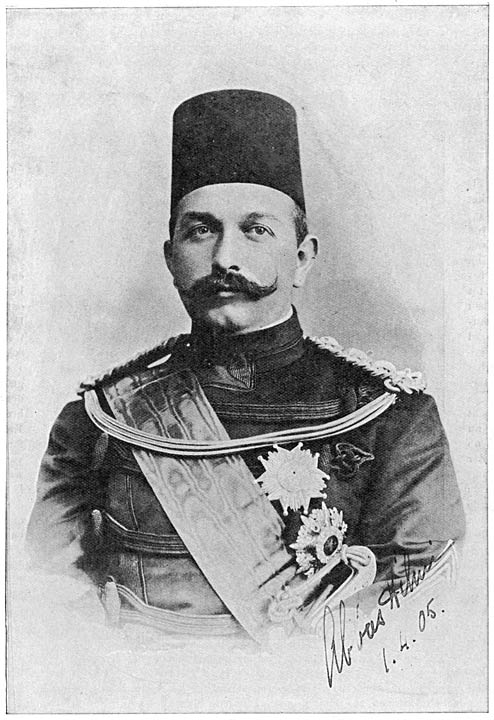 De khedive Abbas-Hilmi.