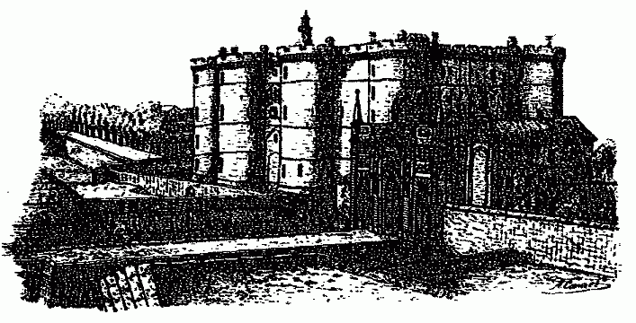 ;La Bastille et la porte Saint-Antoine vues du
faubourg avant 1789