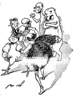 "'Go it, Dodo!' cried the Pal&aelig;otherium."