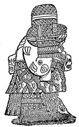 Fig. 53.&mdash;Huitzilopochtli (front).