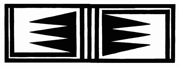 Fig. 353&mdash;Infolded triangles
