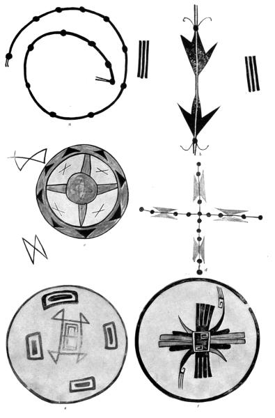PL. CLXI&mdash;
STAR, SUN, AND RELATED SYMBOLS FROM SIKYATKI