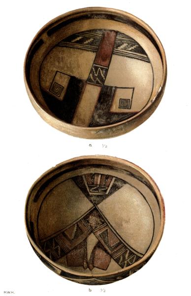 PL. CLXIV&mdash;
FOOD BOWLS WITH GEOMETRIC ORNAMENTATION FROM SIKYATKI