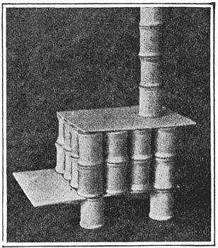 Fig. 70&mdash;The finished stove.