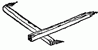 Fig. 133&mdash;Form a rude letter V.