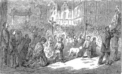 A Religious Procession in Brussels.&mdash;Page 230.