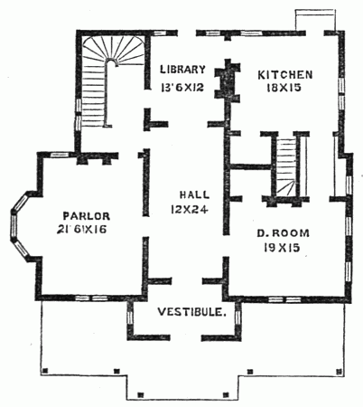 Fig. 71.&mdash;First Floor.