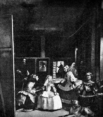 Fig. 36. The Maids of Honor. Velasquez. Madrid Gallery,
Spain