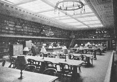 ONE OF THE SPECIAL READING ROOMS
(Genealogy and Local History)
