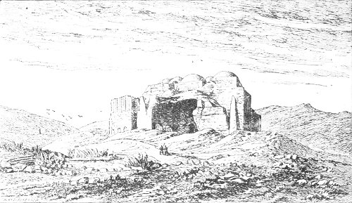 Fig. 52.&mdash;The Palace at Firouz-Abad; from Flandin and
Coste.