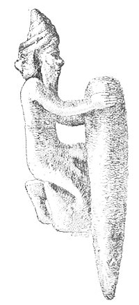 Fig. 146.&mdash;Bronze statuette. 8&frac14; inches high. Louvre.