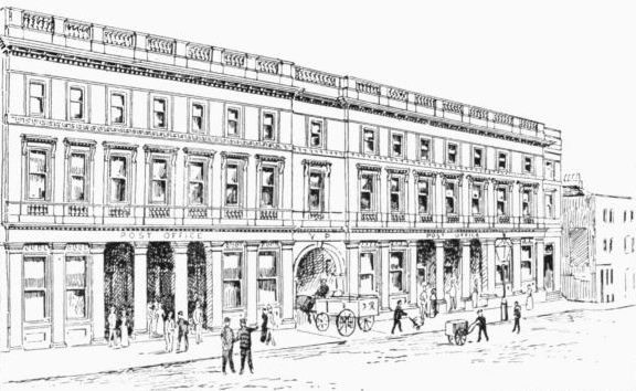 [By permission of "The Bristol Observer."

THE BRISTOL POST OFFICE AS ENLARGED IN 1889.