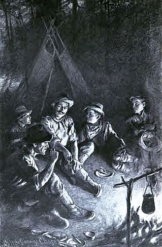 See page 75
AROUND THE CAMP-FIRE
